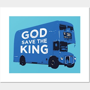 God save the King on a London bus Posters and Art